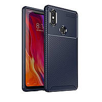 Чехол Carbon Case Xiaomi Mi 8 Se Синий UM, код: 1374293