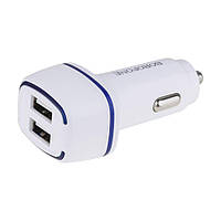 Авто зарядное устройство Borofone BZ14 2 USB Белый AO, код: 6974410