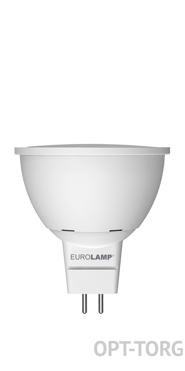 EUROLAMP Светодиодная лампа EUROLAMP LED MR16/ GU5.3/ 3W/ 4000K/ ЕКО серія "D" SMD, фото 1