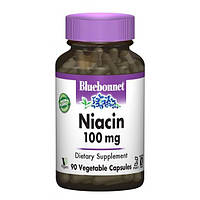 Ниацин Bluebonnet Nutrition Niacin 100 mg 90 Caps ES, код: 7682849