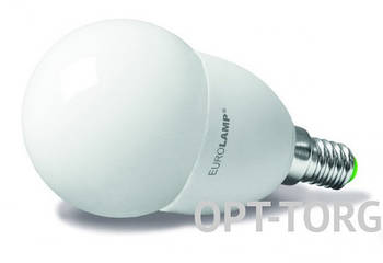 EUROLAMP Світлодіодна лампа EUROLAMP LED G45 Globe 2,5W E14 4100 K