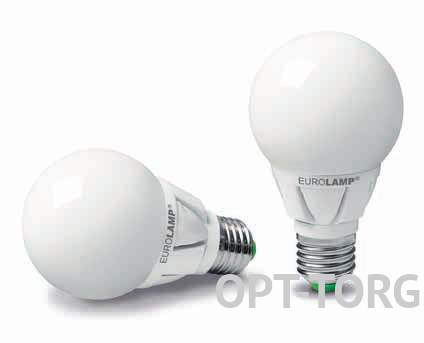 EUROLAMP Світлодіодна лампа EUROLAMP LED TURBO G60 6,5 W E27 3000 K, фото 1