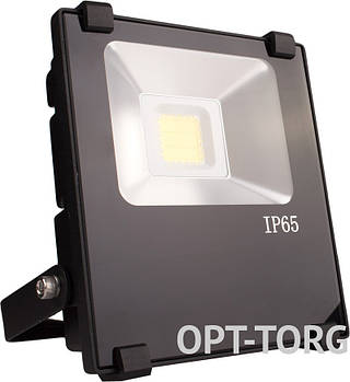 EUROLAMP Прожектор світлодіодний EUROELECTRIC COB чорний з радіатором 30 W 6500 K (10)