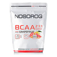 Аминокислота BCAA для спорта Nosorog Nutrition BCAA 2:1:1 200 g 36 servings Grapefruit SC, код: 7778653