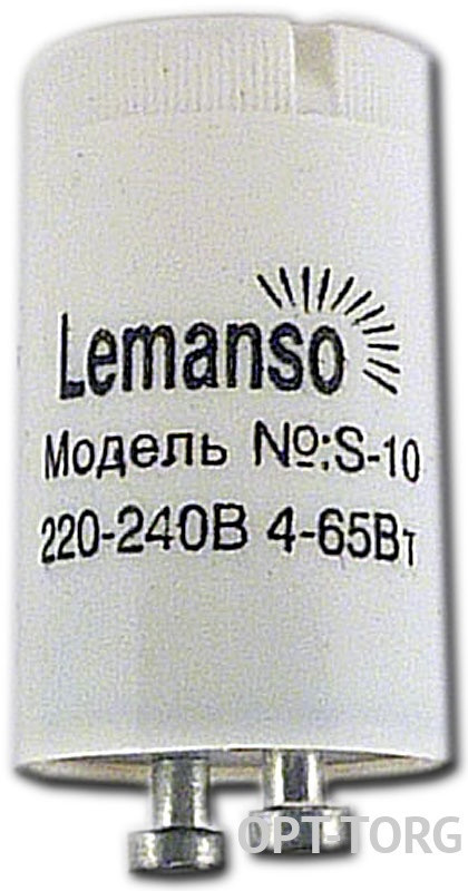 Lemanso Стартер Lemanso 220V 4-65W S-10 (25), фото 1