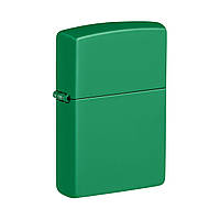 Зажигалка бензиновая Zippo Regular Grass Green Matte Зеленая (48629) KT, код: 8027300