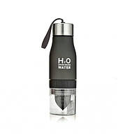 Спортивная бутылка-соковыжималка H2O Water bottle Black Черный MY, код: 181759