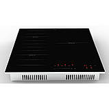 Індукційна 45 см варильна поверхня, три конфорки, склокераміка Luxor Dienlich 455 DL, Німеччина, фото 2