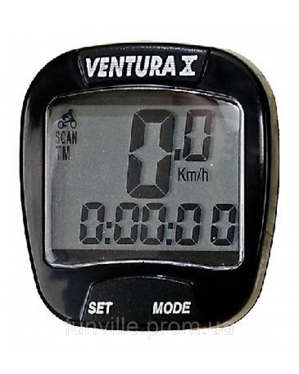Велокомп'ютер Ventura X Чорний (A-L-0004) FV, код: 6506756 - фото 1 - id-p1953296425