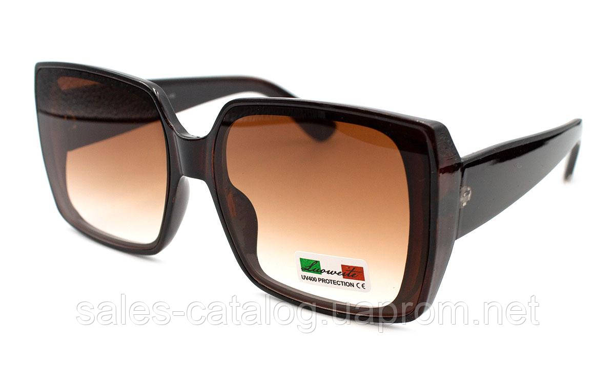 Сонцезахисні окуляри жіночі Luoweite 2239-c2 Коричневий SC, код: 7944080