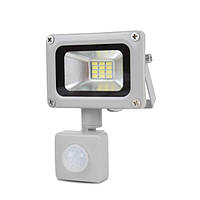 LED-прожектор Lightwell LW-10W-220PIR с датчиком движения EJ, код: 6527058