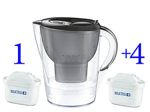 Фільтр-глечик Brita Marella XL Memo MX 3.5  ( 5 картриджів Maxtra+ Pure Performance ) Німеччина