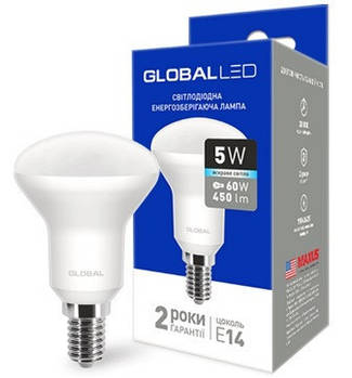 LED лампа GLOBAL R50 5W E14 4100K