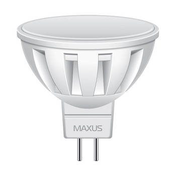 LED лампа Maxus MR16 5W 220V G5.3 3000K   1-LED-289