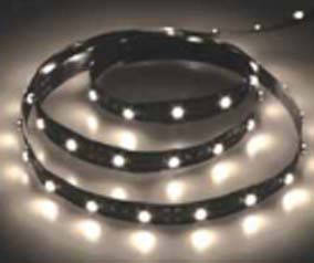 Стрічка світлодіодна Feron LS606/ SANAN LED-RL 60SMD(5050)/m 14,4W/m 12 V 5m*8*0.22m білий теплий
