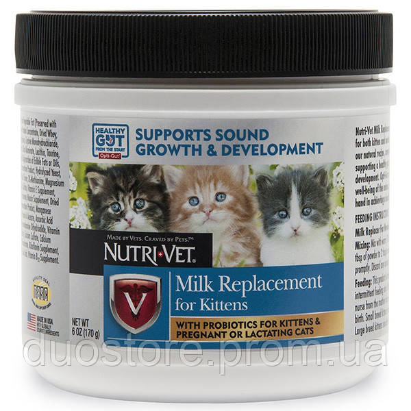 Сухой заменитель кошачьего молока для котят Vet Milk Replacement 0.17 кг (669125998779) DU, код: 7774650 - фото 1 - id-p1952086744