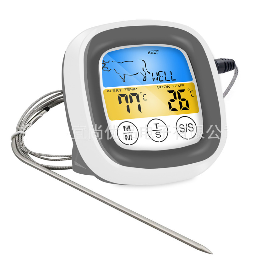 DR Термометр для їжі EN2022 з виносним щупом, Silver-White
