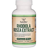 Радиола Double Wood Rhodiola Rosea Extract 500 mg 120 Caps GL, код: 7847756