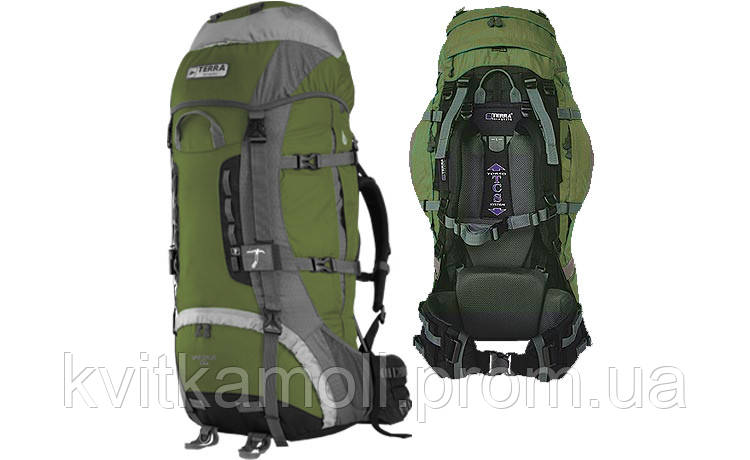 Рюкзак Terra Incognita Vertex 100 Green-Grey (TI-00667) KA, код: 1229657