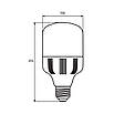 Світлодіодна лампа EUROLAMP надпотужна 100 W E40 6500 K, фото 3