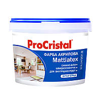 Краска латексная Ирком ProCristal Mattlatex IР-232 10 л Белая матовая VK, код: 7766370