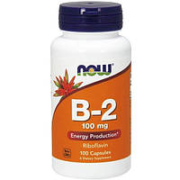 Рибофлавін NOW Foods Vitamin B-2 Riboflavin 100 mg 100 Caps SC, код: 7595062