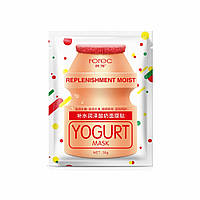 Маска тканевая с йогуртом rorec HCHANA Replenishment Moist Yogurt 30 мл EC, код: 7772774