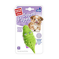 Игрушка для собак GiGwi Крокодильчик с пищалкой Suppa Puppa 9 см Зеленый (75007) OM, код: 7687789