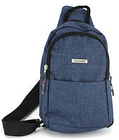 Рюкзак-сумка на одной лямке Wallaby 112 8L Cиний ML, код: 8097120