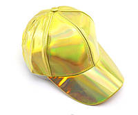 Кепка Jsstore Блестящая Голограмма Золотая One Size GL, код: 7430192