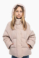 Куртка для девочки XZKAMI 2205 140 см Капучино 2000989664635 AT, код: 8128328