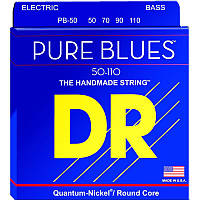 Струны для бас-гитары DR PB-50 Pure Blues Quantum-Nickel Heavy Bass Strings 50 110 KB, код: 6556202