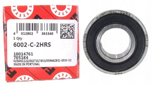 Підшипник 180102 (6002 2RS)  6002-C-2HRS FAG