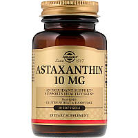 Астаксантин Solgar 10 мг 30 гелевих капсул KB, код: 7701451