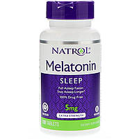 Мелатонин, Natrol, Melatonin, 5 мг, 100 таблеток (1312) CS, код: 1535316