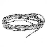Шнурки-флікери світловідбивні Triks White 105 см Білий Чорний KA, код: 7847235