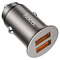 Автомобильное зарядное устройство Hoco NZ1 36W QC3.0 Серый TM, код: 7824095