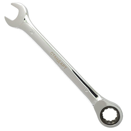 Ключ із тріскачкою комбінований 17 мм СТАНДАРТ GW17ST SC, код: 6450103
