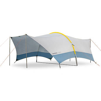 Тент кемпінговий Naturehike Cloud dome shelter 5.5 х4.0 м NH19TM006 Grey