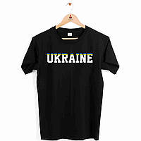 Футболка черная с патриотическим принтом Арбуз Ukraine Украина Push IT XL GR, код: 8067143