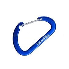 Карабін багатофункціональний 65 мм 2 pack Naturehike NH15A002-H Blue