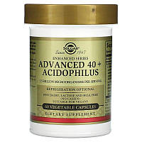 Пробиотики Ацидофилус 40+ Solgar 60 вегетарианских капсул DT, код: 7701539