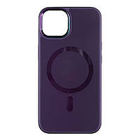 Чехол TPU Foggy with Magsafe Apple Iphone 13 Purple DT, код: 8150512