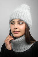 Комплект «Витория» (шапка и баф) Braxton серый 56-59 PR, код: 8140307
