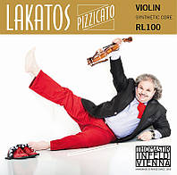 Струны для скрипки Thomastik-Infeld RL100 Lakatos Pizzicato Synthetic Core 4 4 Violin Strings ZZ, код: 7294337