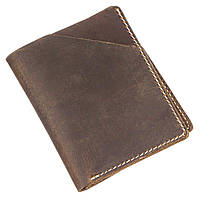 Бумажник матовый Vintage 20121 Темно-коричневый GL, код: 2295700