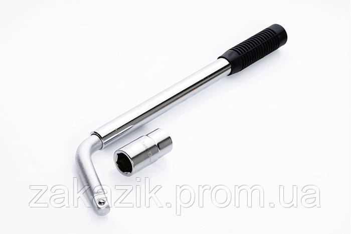 Ключ колесный СИЛА Г-образный телескопический 17x19 340x500 мм 041250 ...