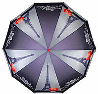 Женский складной зонт автомат c принтом от Flagman Ейфелева Башня F0136-2 MP, код: 8027211