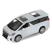 Машинка металлическая Toyota Alphard Автопром 4329 масштаб 1:42 Белый ES, код: 7582699