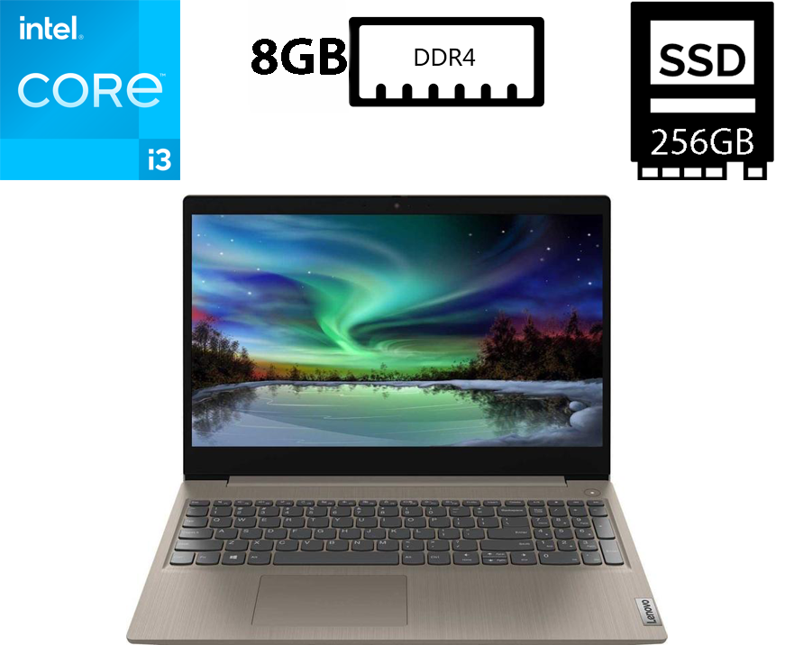 Ноутбук Lenovo IdeaPad 3 15ITL05/15.6" TN Touch 1366x768/Core i3-1115G4 3.00GHz/8GB DDR4/SSD 256GB/Intel UHD Graphics Б/В